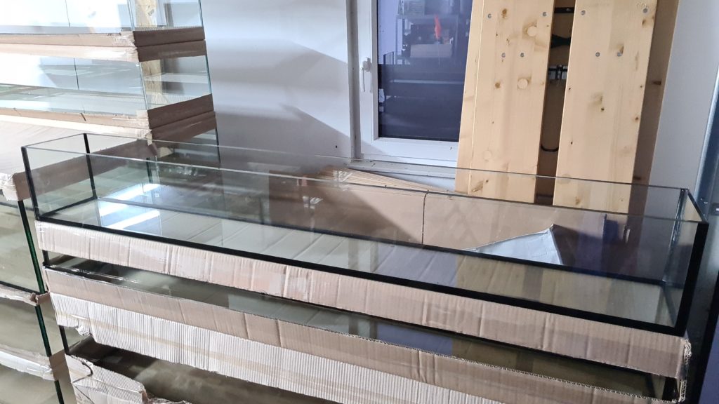 Aquarium 120x20x20cm (LxTxH) 48l NEU AMAZONASBECKEN.eu