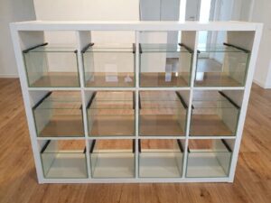 12 Stück Aquarium 33x38x22cm (LxTxH) 27l für IKEA Kallax (auf Lager in PLZ 31555)